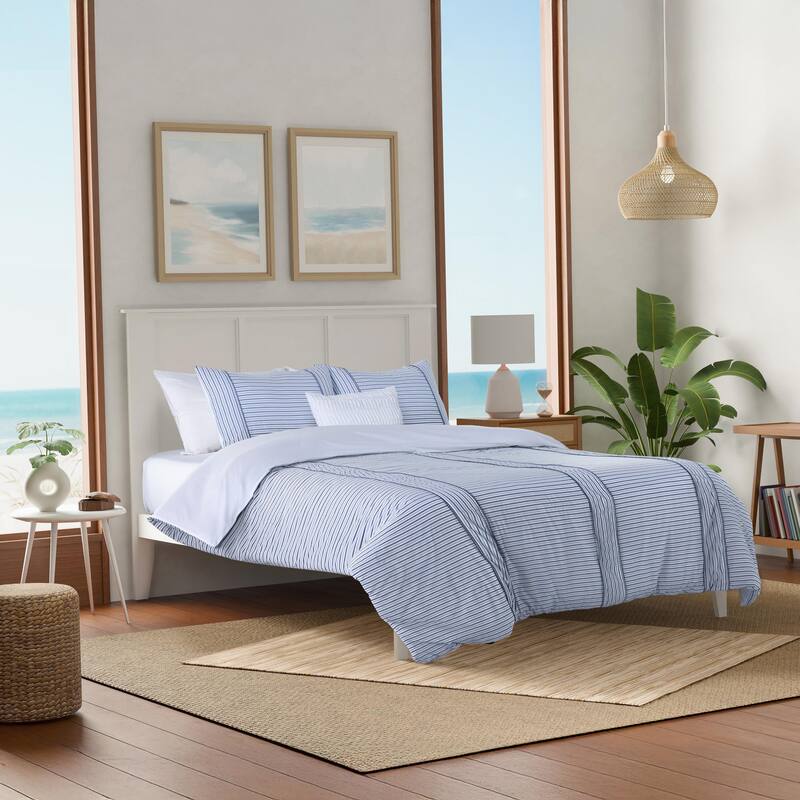 Southern Tide Waves Small White Decorative Pillow