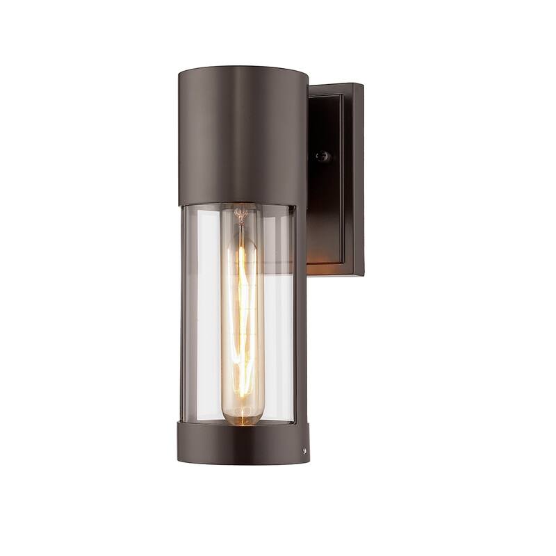 Millennium Lighting Hester 1 Light Outdoor Wall Sconce with Clear Glass Shades