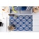 preview thumbnail 29 of 30, Pass Hand-Tufted Retro Geometric Wool Rug (7'6 x 9'6) 7'6" x 9'6" - Navy