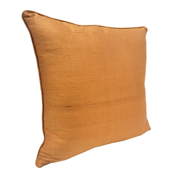 Dupioni silk throw best sale pillows