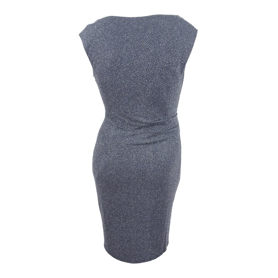 ruched glitter dress