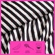 preview thumbnail 6 of 5, Betsey Johnson Wonderland Stripe Black Reversible Duvet Cover Set