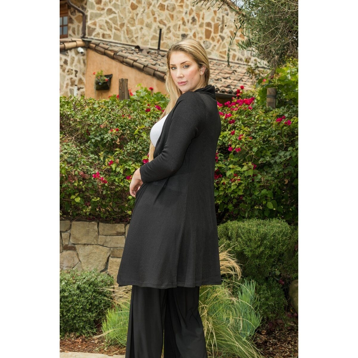plus size duster sweater