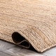 preview thumbnail 9 of 59, nuLOOM Braided Reversible Jute Area Rug