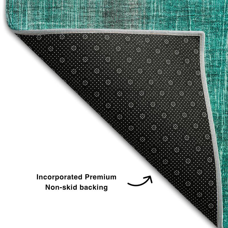 Premium Washable Super Soft Solid Abstract Mayfield Rug