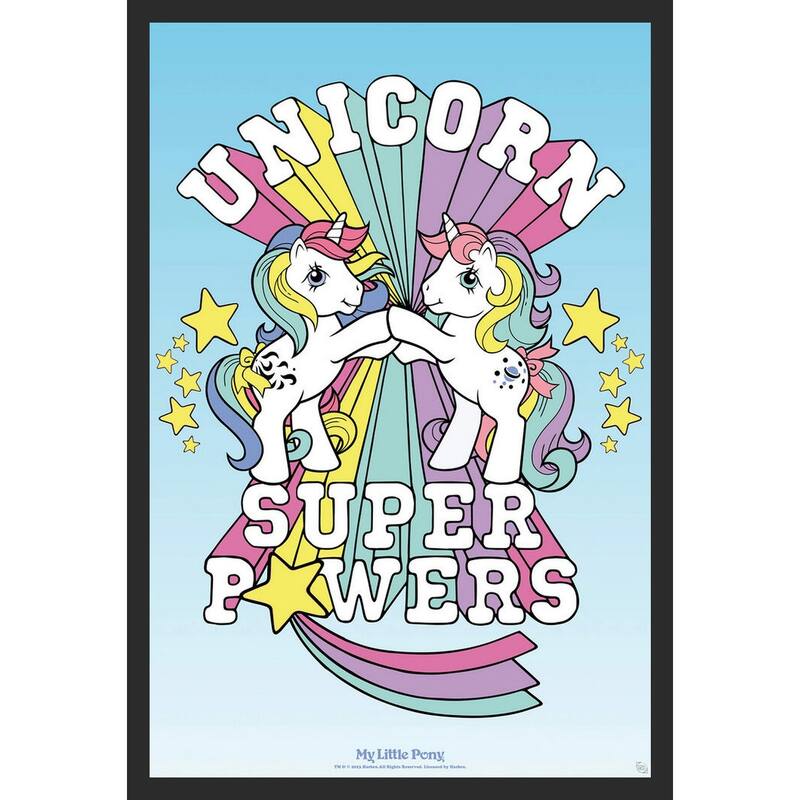 My Little Pony - Unicorn Superpower Framed Art Poster - 24 x 36 Inch
