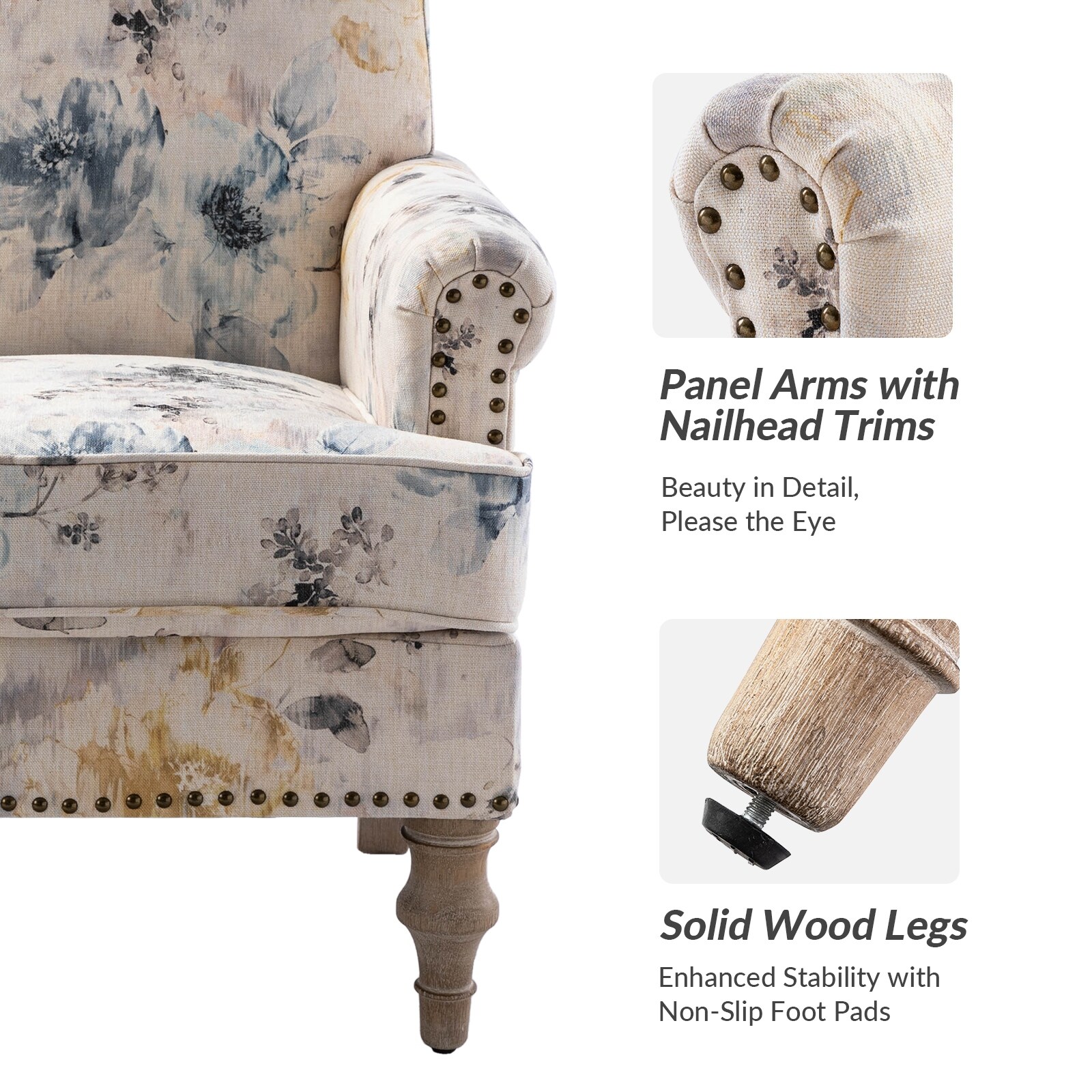 Farmhouse style deals armchair