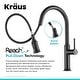 preview thumbnail 99 of 144, Kraus 2-Function 1-Handle 1-Hole Pulldown Sprayer Brass Kitchen Faucet