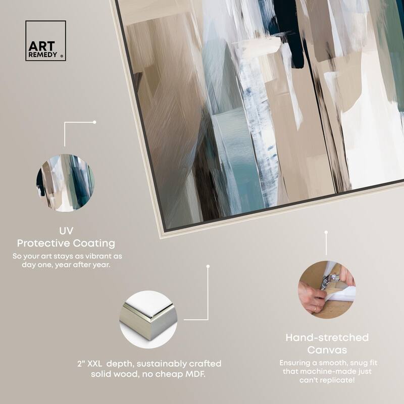 Color Columns Canvas by Art Remedy