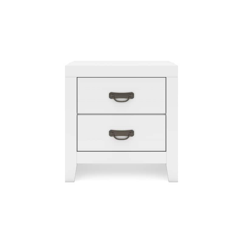 Signature Design by Ashley Binterglen White Nightstand