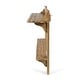 preview thumbnail 5 of 7, Caribbean Outdoor Acacia Balcony Bar Table by Christopher Knight Home - 48.00"L x 16.50"W x 49.75"H