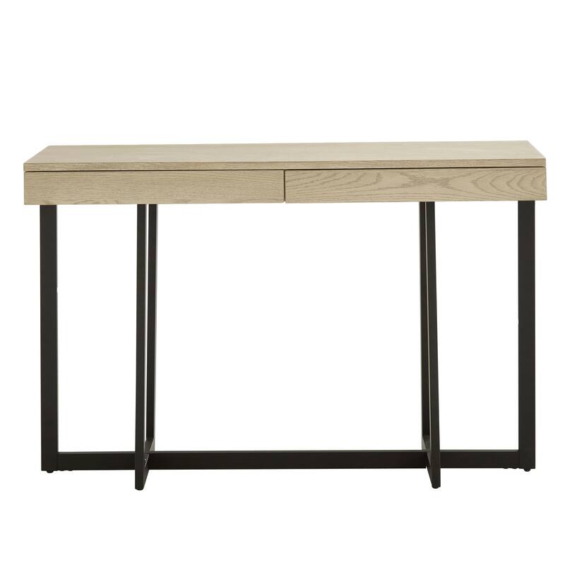 Eldersley Wood Finish Sofa Table with Two Drawers by iNSPIRE Q Modern