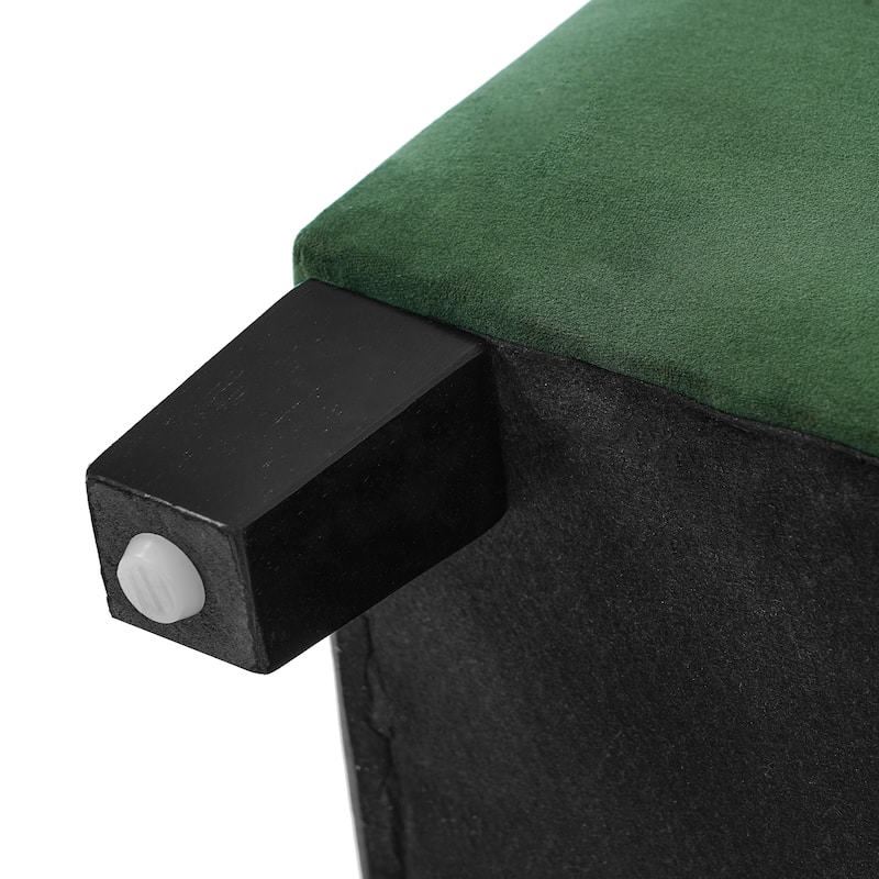 Mission Tufted Fabric Storage Ottoman Bench by Christopher Knight Home