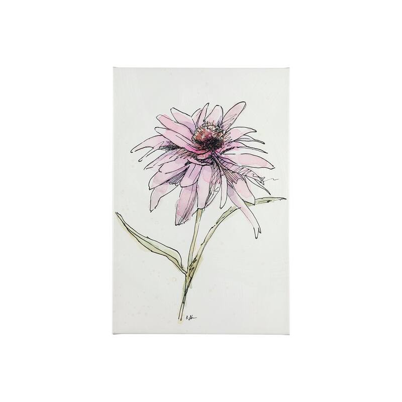 Echinacea I (20 x 30) Canvas Art Print - Small