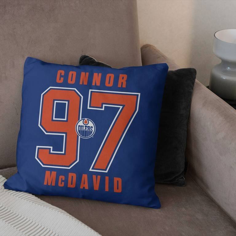 NHL Player 18 Inch Throw Pillow