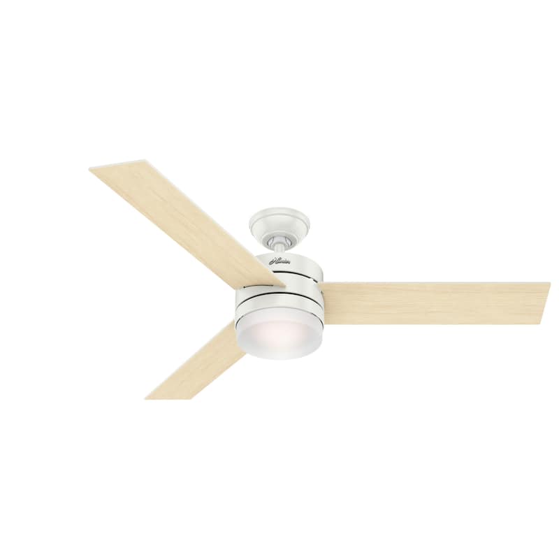 Hunter 54" Exeter Ceiling Fan with LED Light Kit and Remote Control