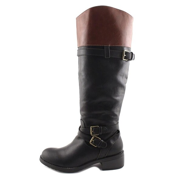 britney buckle riding boots
