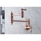 preview thumbnail 30 of 46, Restoration Wall Mount Pot Filler Kitchen Faucet