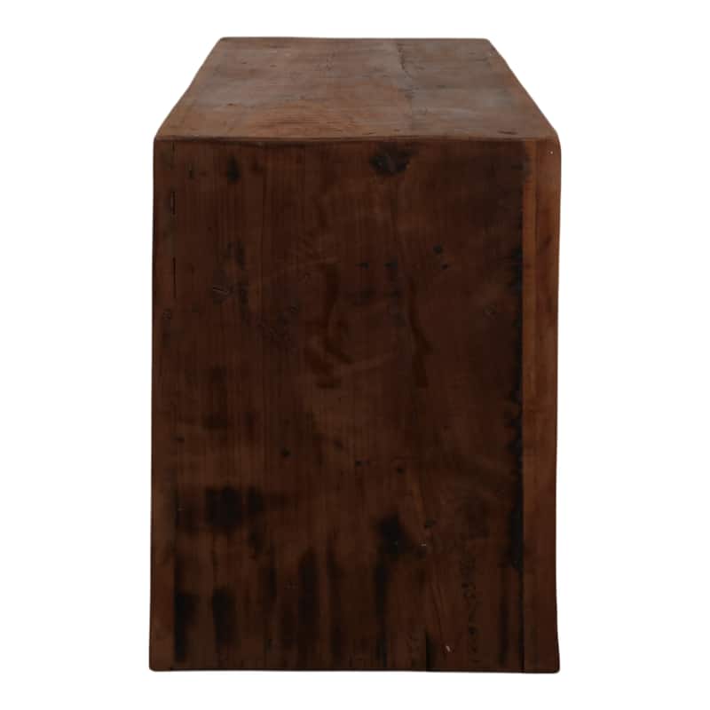 Bench Solid Wood Rustic Design Casual Home Style for Bedroom Living Room Office Entryway Accent Furniture - 18" Brown