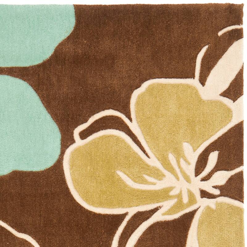 SAFAVIEH Handmade Modern Art Mackenzie Modern Polyester Rug