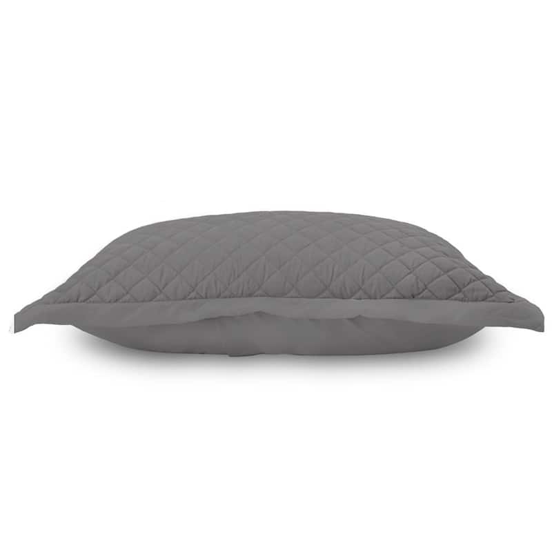Jennifer Adams Diamond Sham - Standard - Graphite