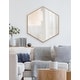 preview thumbnail 15 of 90, Kate and Laurel Rhodes Framed Mid-century Hexagonal Wall Mirror