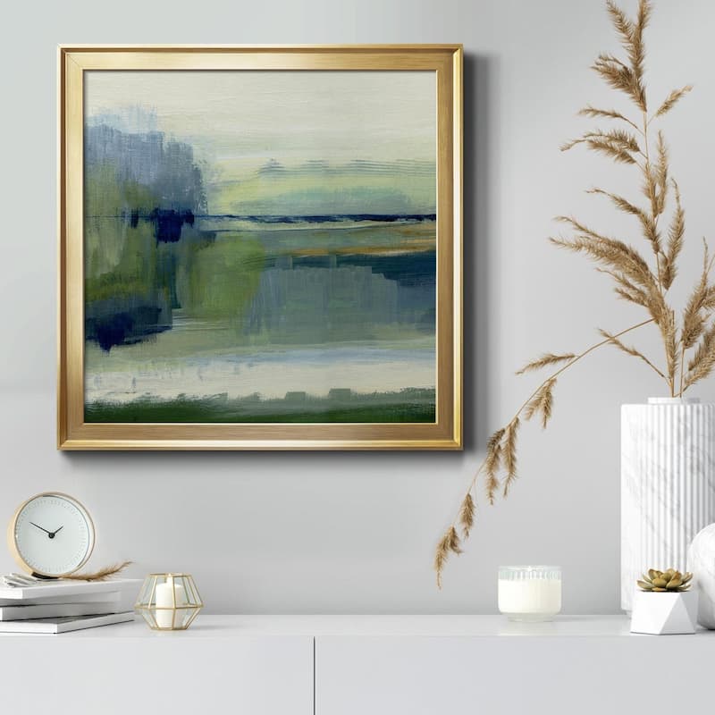 Glistening Meadow Detail I-Premium Framed Canvas - Ready to Hang