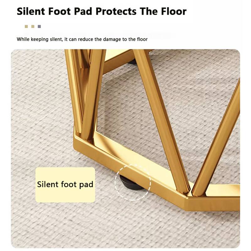 Modern Luxury Round Stool Office Chair and High-Density Foam