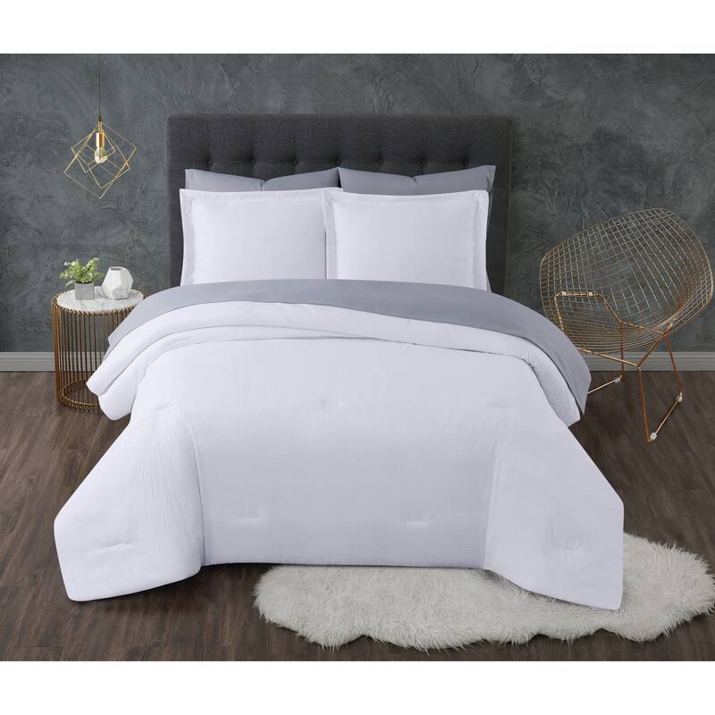 Truly Calm Antimicrobial Seersucker 7 Piece Bed in a Bag