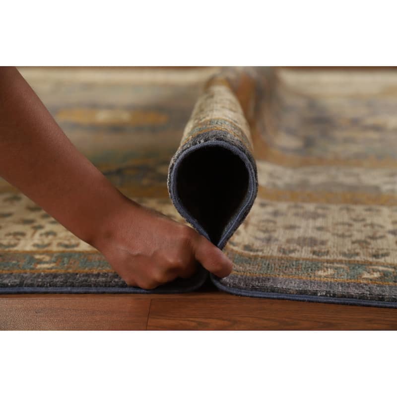 Geometric Kazak Oriental Area Rug Handmade Traditional Wool Carpet - 6'8" x 9'8"