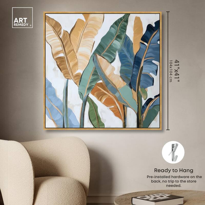 Paradise Fronds IV Canvas by Art Remedy