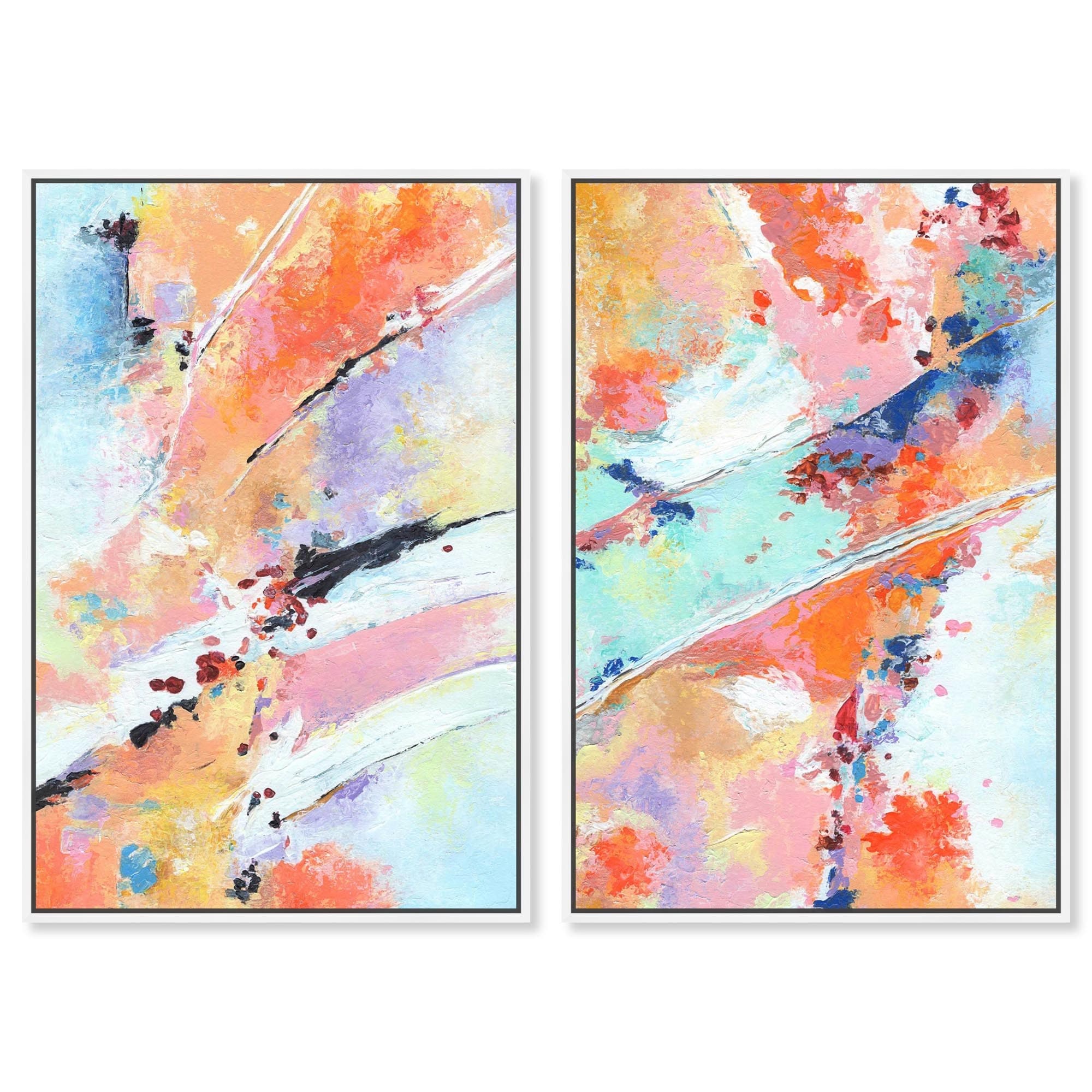 Summer Time Set Canvas Set of 2 by Art Remedy