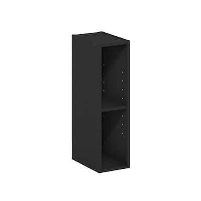 Furinno Fulda 2-Tier Space Saving Storage Shelf Bookcase, 6-Inch Width
