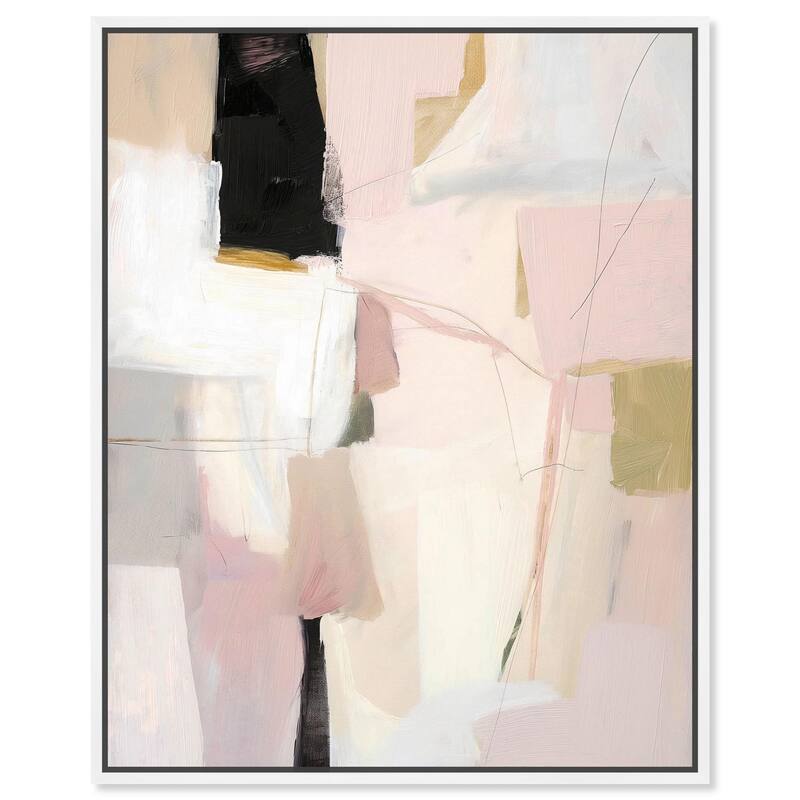 Pistachio Pink I Canvas by Art Remedy - 30" x 36" - White