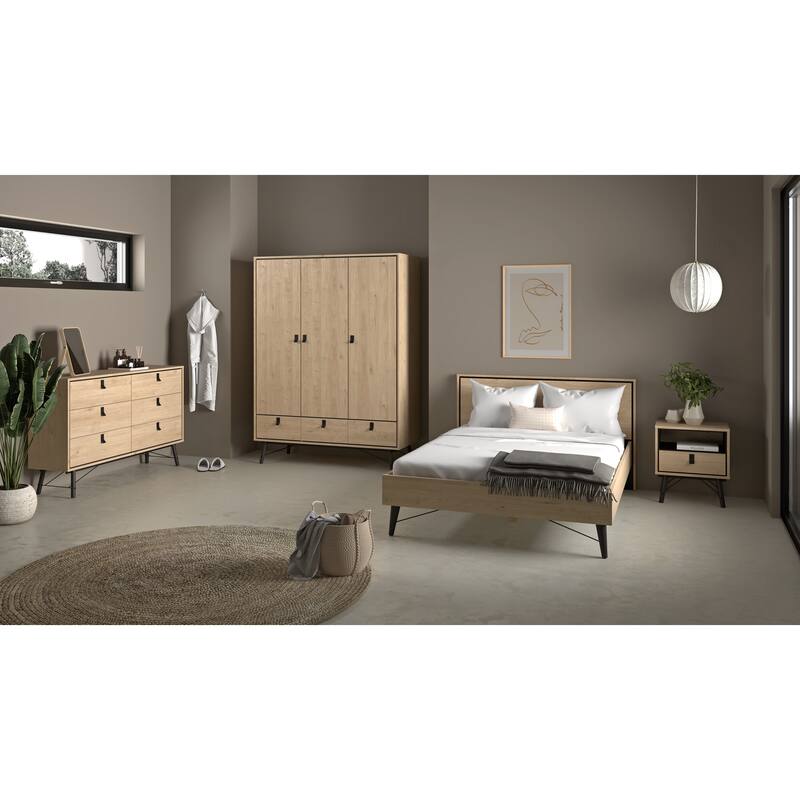 Carson Carrington Ry Nightstand with 1 Drawer and Open Shelf