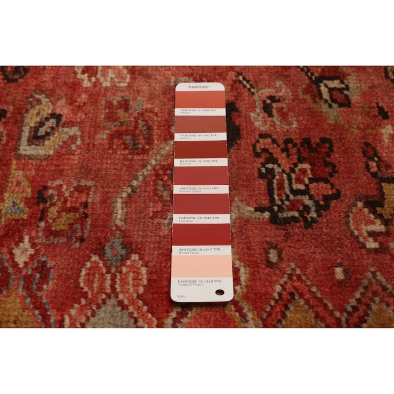 ECARPETGALLERY Hand-knotted Sarabi Red Wool Rug - 9'11 x 13'5