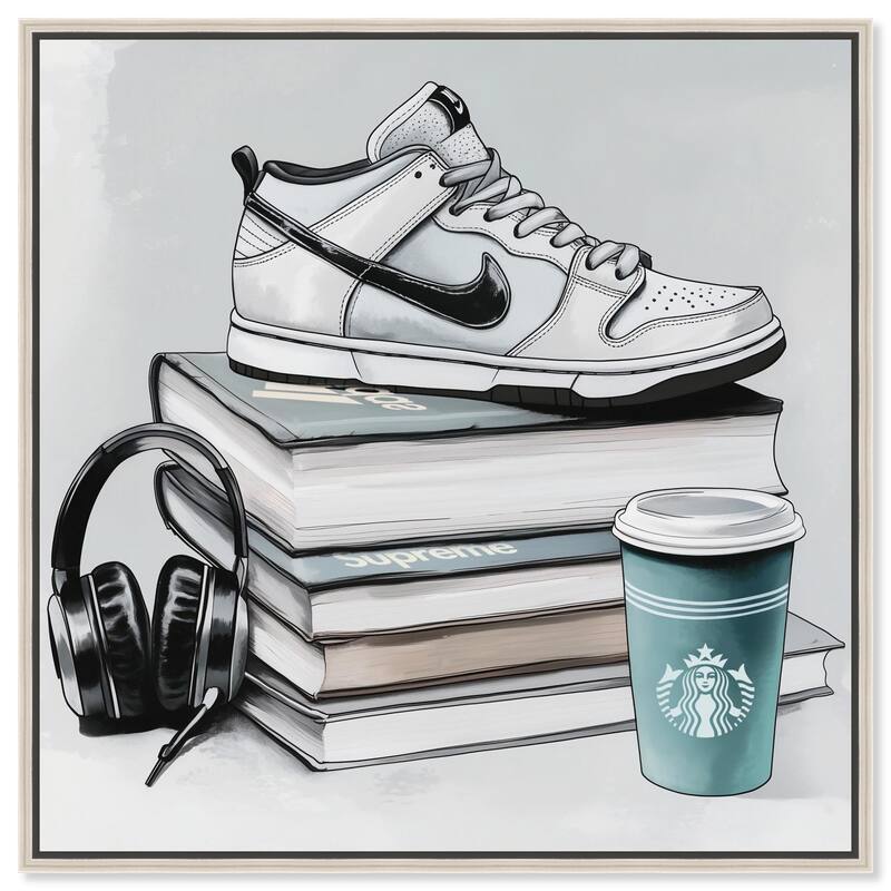 The Absolute Essentials Canvas by Art Remedy - 12" x 12" - Silver