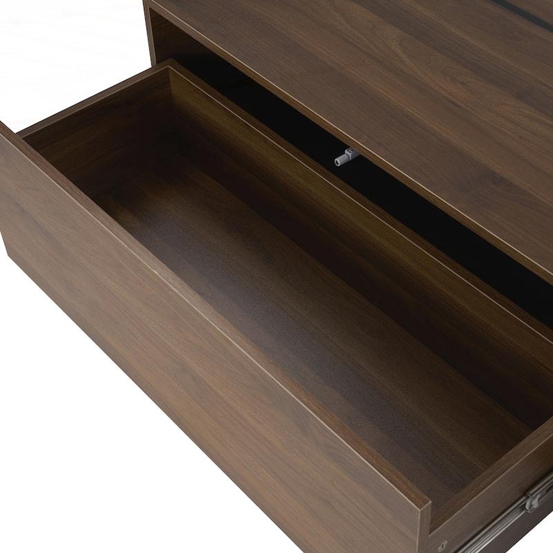 Rectangular Sliding Top Coffee Table