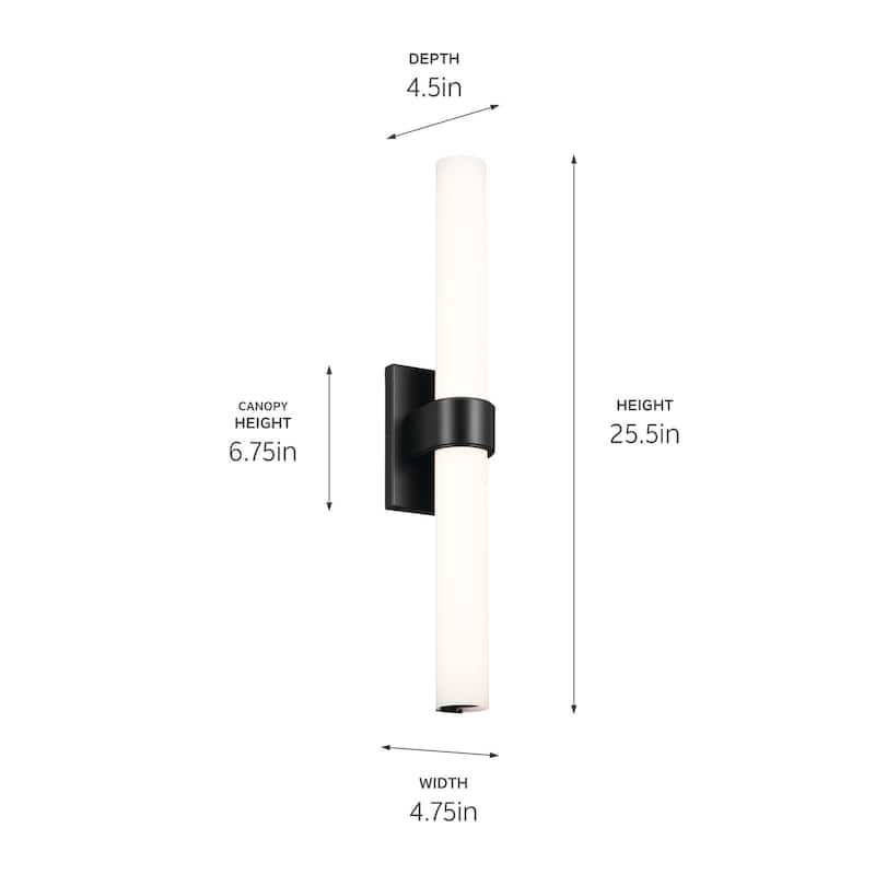Kichler 83838 Izza 2 Light 26" Wide LED Bath Bar