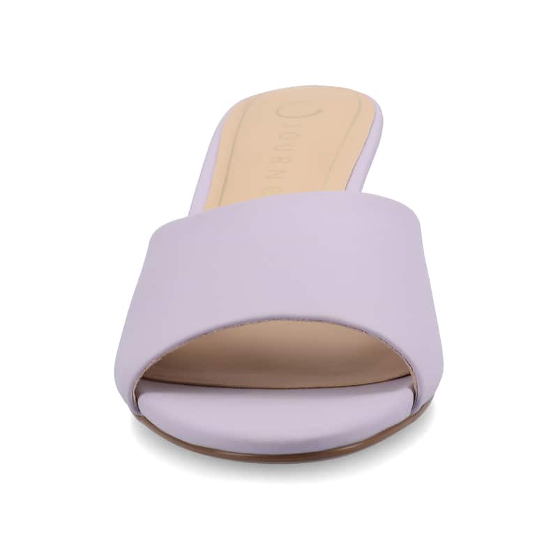 Journee Women's Jeylah Dress Sandals - Lilac - 10
