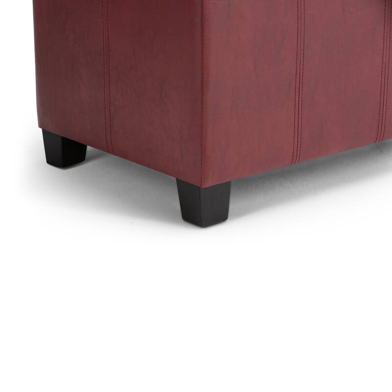 WYNDENHALL Lancaster 36 inch Wide Contemporary Rectangle Storage Ottoman