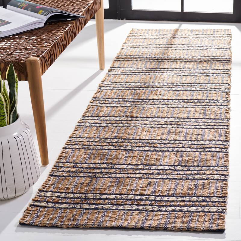 SAFAVIEH Handmade Natural Fiber Marharita Geometric Seagrass Rug
