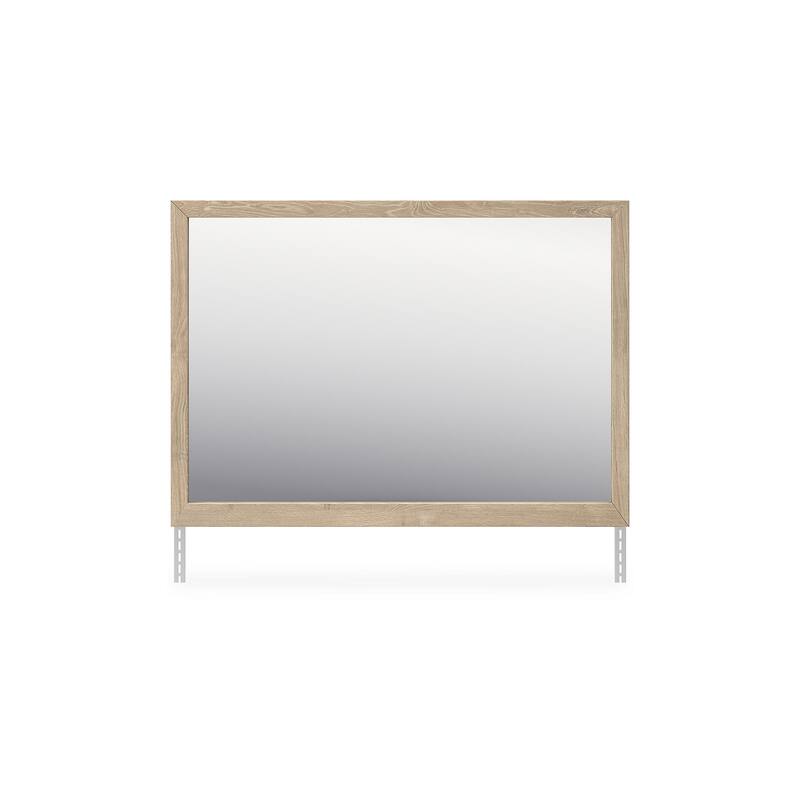Signature Design by Ashley Cielden Tan Bedroom Mirror - 38.86" W x 1.3" D x 27.68" H - Tan