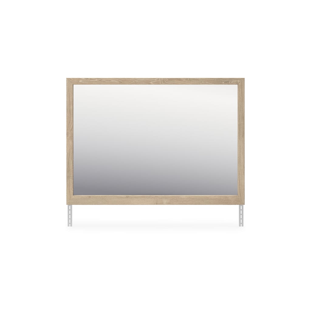 Signature Design by Ashley Cielden Tan Bedroom Mirror - 38.86" W x 1.3" D x 27.68" H