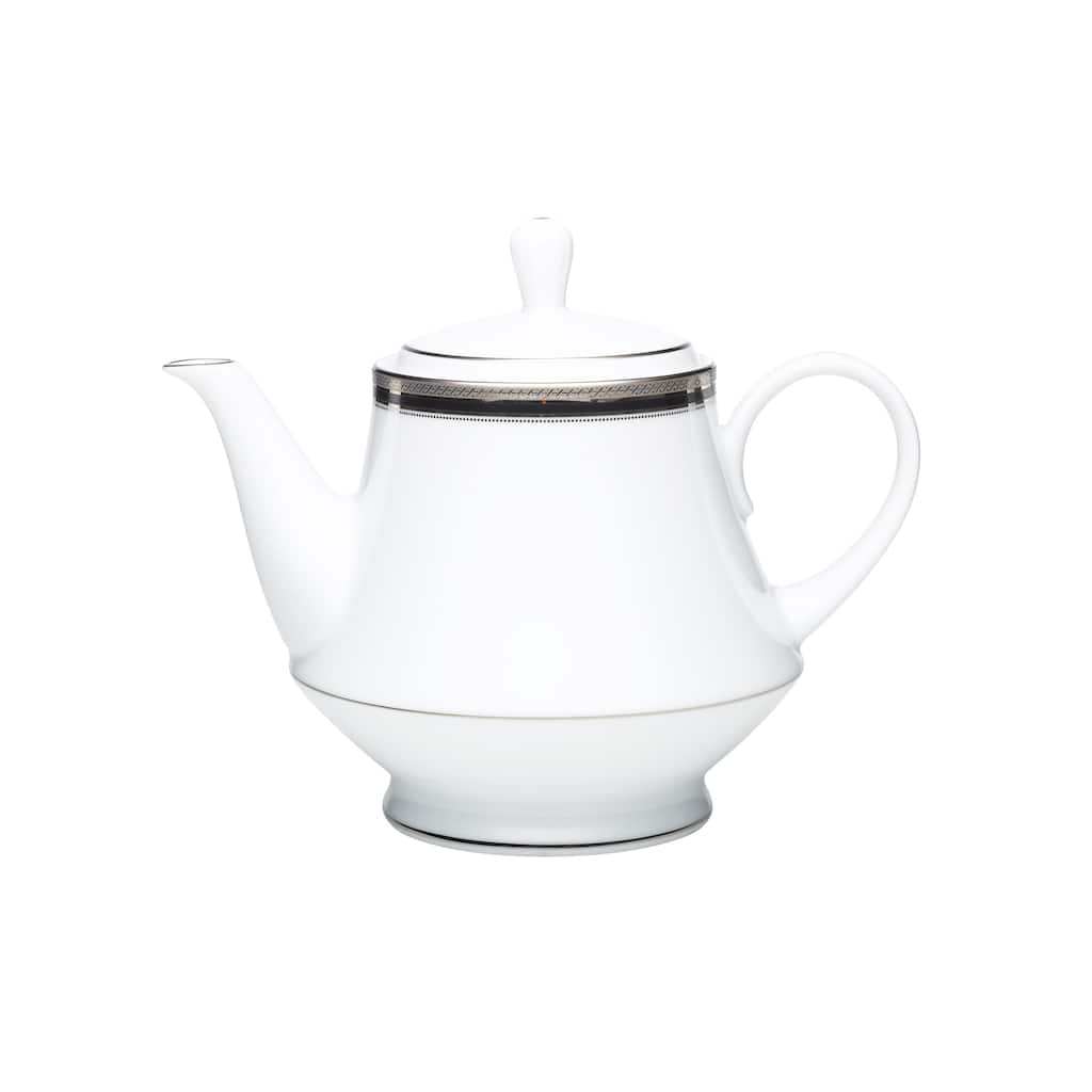 Noritake Austin Platinum Tea Pot, 38 oz.