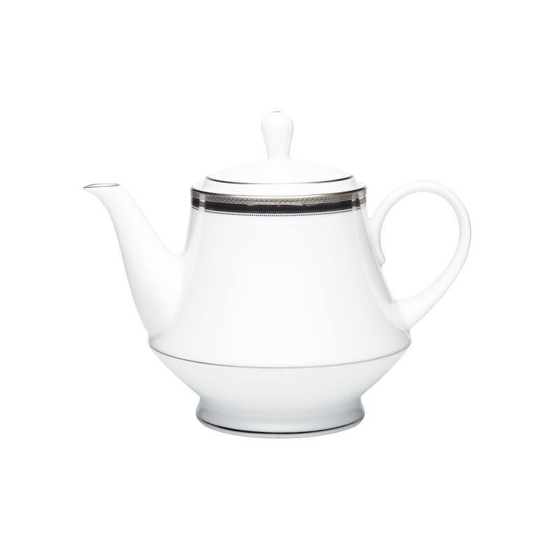 Noritake Austin Platinum Tea Pot, 38 oz.
