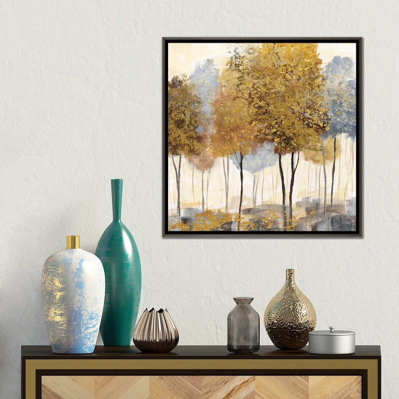 iCanvas "Metallic Forest II" by Nan Framed