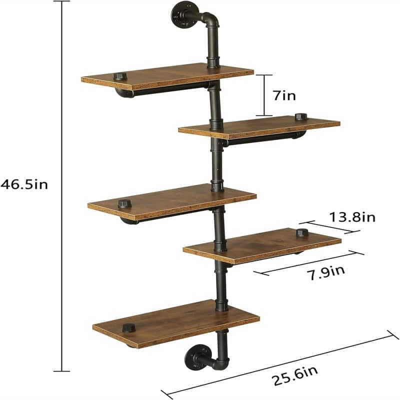 Industrial Pipe Shelving