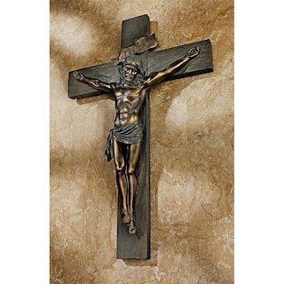 Design Toscano Crucifixion Cross of Jesus Christ Wall Sculpture