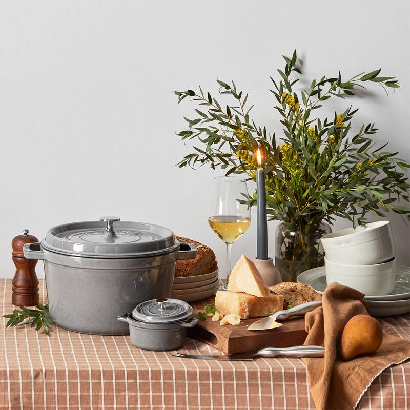 STAUB Cast Iron 0.25-qt Mini Round Cocotte